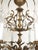 Brass Antique Shimmering Sumptuous Stately Brass Cut Lead Glass Crystal Chandelier For Sale - Image 8 of 11