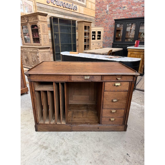 Early 20th Century Oak Store Counter For Sale - Image 5 of 18