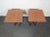 Late 20th Century Late 20th Century McGuire Huxley Martini Tables - Set of 2 For Sale - Image 5 of 13