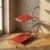 Metal 20th Century Bauhaus Tubular Steel Plant Stand with Colored Glass Shelves by Emile Guyot, Czechoslovakia, 1930 For Sale - Image 7 of 7