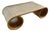 1970s Gorgeous Pencil Reed Bamboo Coffee Table For Sale