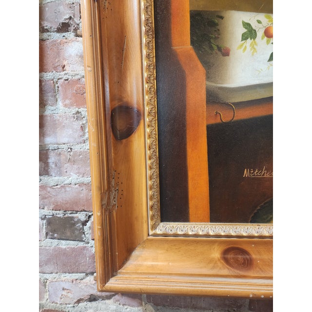 1990s 1990s Stunning Photo Realism Original Still Life Oil Painting For Sale - Image 5 of 9