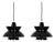 Vintage Danish Pendant Lamps by Henning Klok for Louis Poulsen, 1950s, Set of 2 For Sale