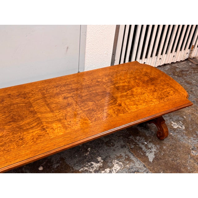 Vintage Spanish Revival Carved Wood Coffee Table For Sale In San Francisco - Image 6 of 12