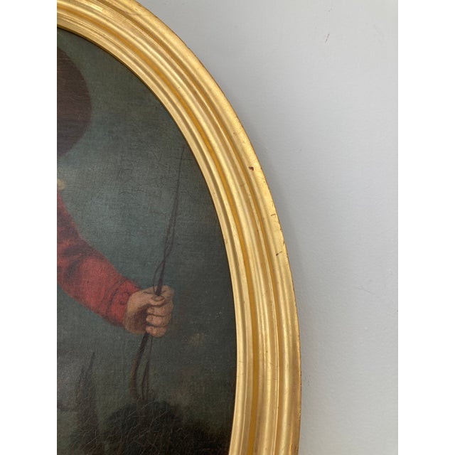 Red 18th Century Old Master Painting of a Boy Full Figure For Sale - Image 8 of 15