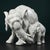 Beautiful porcelain figurine Elephants by Artepiu ESTE. Made in Italy, 1990s. ESTE stands as one of Italy's most renowned...