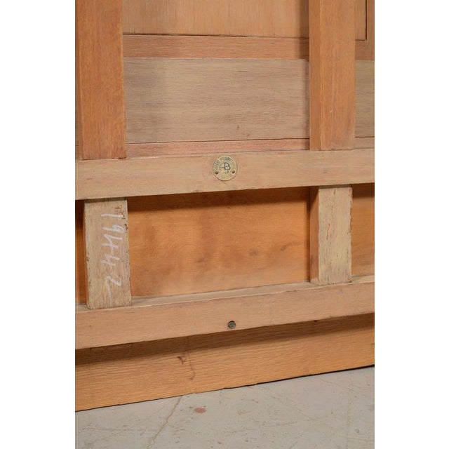 Paint Pale Oak Cheval Dressing Mirror from Good Furniture Units Ltd., 1930s For Sale - Image 7 of 8