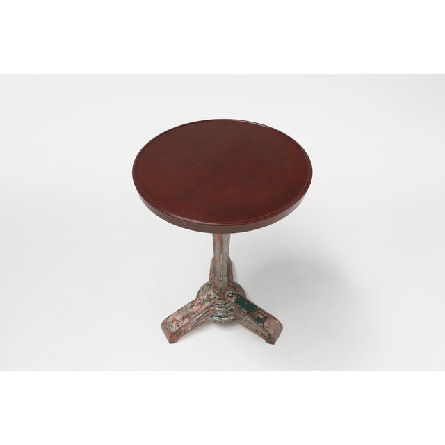Bistro Table with Bakelite Top by Louis Vuitton for Rex, France, 1930s For Sale - Image 4 of 15