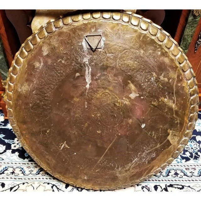 19th Century Syrian Damascene Charger For Sale - Image 4 of 11