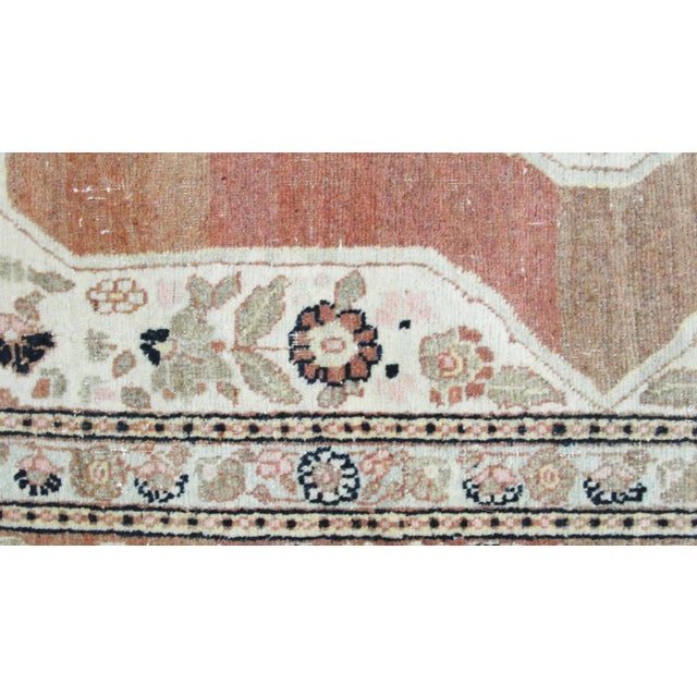 Early 20th Century Antique Persian Tabriz Hajji Rug, C-1900, 4'1" X 5'4" For Sale - Image 5 of 10
