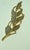 2000 - 2009 0.6 Carat Leaf Shaped Diamond 14 Karat Gold Pin or Brooch Affordable, Estate For Sale - Image 5 of 18