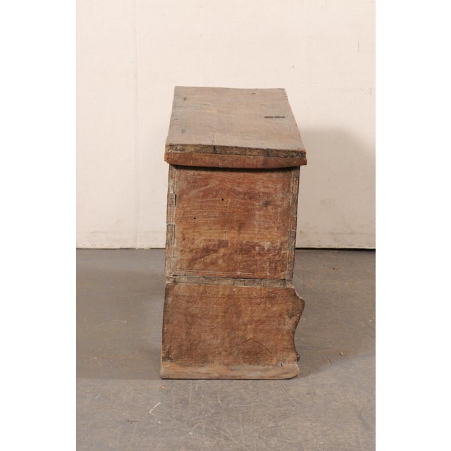 19th Century Moorish Raised Wooden Chest For Sale - Image 9 of 11
