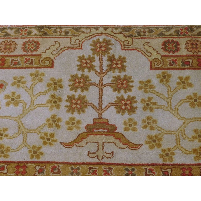 Textile Handmade Tan Wool Pile Luxury Rug 9'2"x 12' For Sale - Image 7 of 13