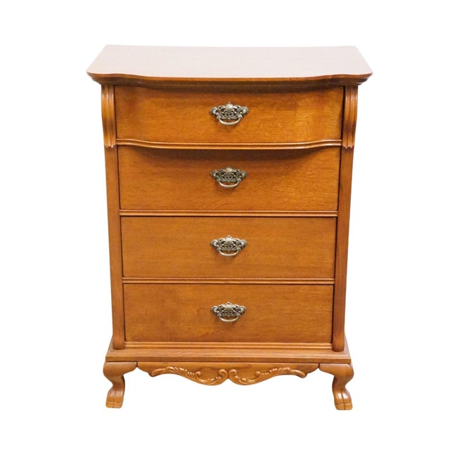 Victorian Lexington Furniture Victorian Sampler Collection Quarter Sawn Oak 32" Chest of Drawers 391-306 For Sale - Image 3 of 15