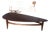 Mid Century Modern Walnut Boomerang Coffee Table by Brown Saltman For Sale