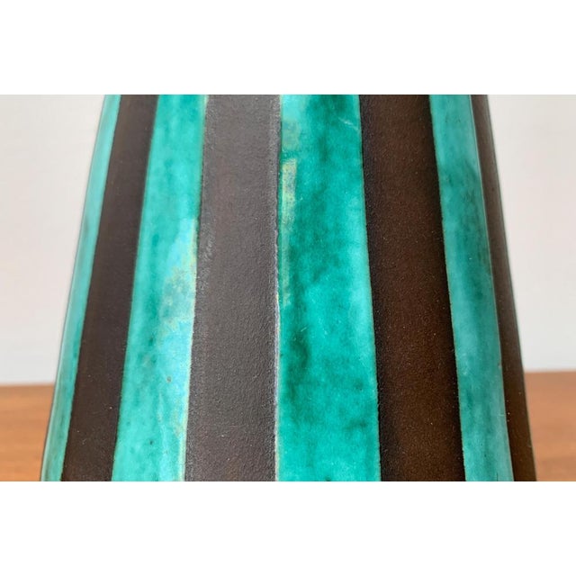 Large Mid-Century German Minimalist Studio Pottery Vase from BKW Böttger Keramik Wandsbek, Hamburg, 1960s For Sale - Image 6 of 15