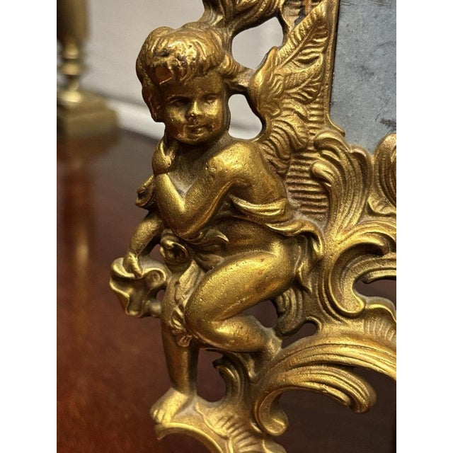 Art Noveau Gilt Bronze Photo Frame 34 cms tall 19 cms wide Wonderful quality , the frame is missing its glass.