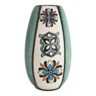 Jasba West-German Pottery Vase, Florentino Modern Vase For Sale