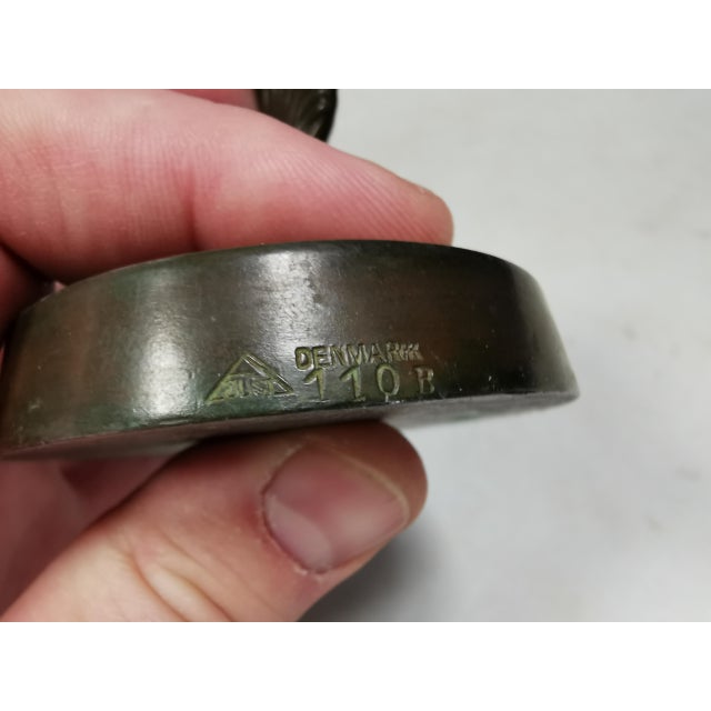 Brown Letterweight in Bronze by Just Andersen, 1920s For Sale - Image 8 of 9