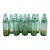 Collection of 9 English Antique Aqua Glass Cod Neck Marble Bottles, Bristol, Circa 1900 For Sale