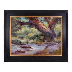 Betty Carr "Shady Creek" Oil Painting