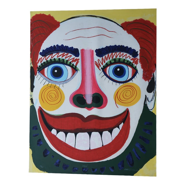 Frederick James Brown, Max, 1990, Silkscreen Print, Framed For Sale