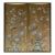 Gold Leaf Chinoiserie Hand-Painted Lavender Peony & Bird Wall Panels (Set of 2) For Sale