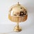 Gold Table Lamp with Hemispherical Lampshade from Sölken Leuchten, 1970s For Sale - Image 8 of 18