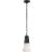 Thomas O'Brien for Visual Comfort Signature Robinson Small Pendant in Bronze with White Glass For Sale