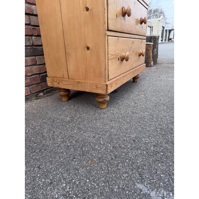 Wood 19th Century Pine Chest of Drawers For Sale - Image 7 of 12