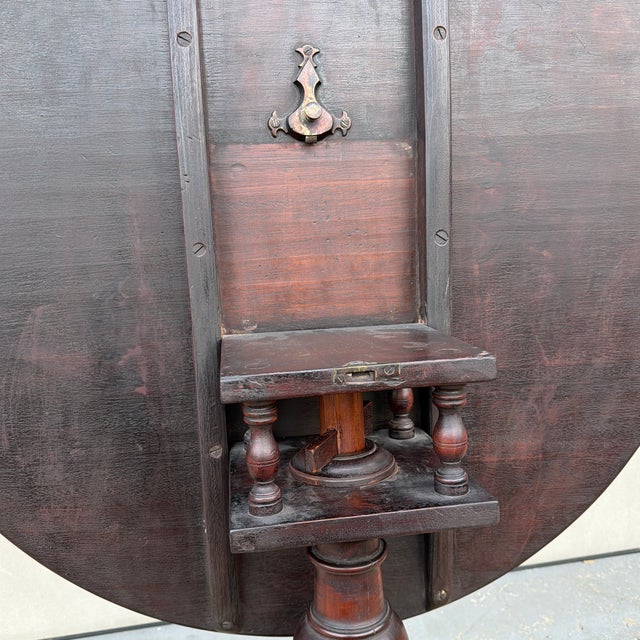 A Vintage Mahogany Chippendale Style Title Top Tea Table, 1970’s For Sale - Image 12 of 12