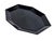 Mid-Century Modern 1980s Arcoroc France "Octime" Black Oval Platter For Sale - Image 3 of 8
