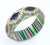 Lea Stein French Fused Plastic Op Art Bangle Bracelet, c.1970 For Sale - Image 4 of 13