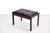 Vintage Ottoman in Wenge Wood with Black Leather Cushion, 1960 For Sale - Image 6 of 6
