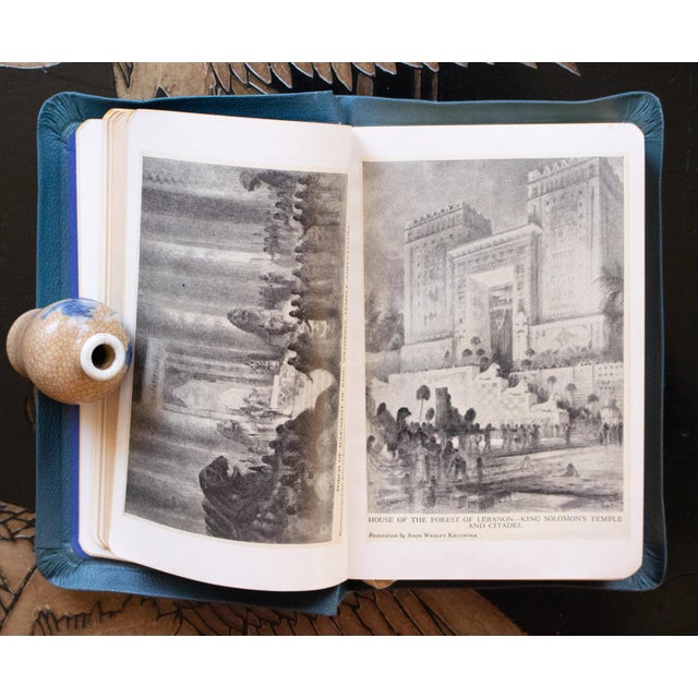 C. 1930-1940s Masonic Edition of the Holy Bible in Original Box, Windsor Lodge, Embossed Sealed, Numbered and Signed For Sale - Image 11 of 18