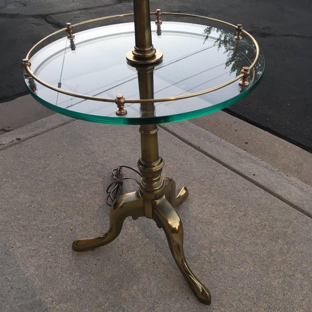 Vintage French Provincial Stiffel Heavy Brass Floor Lamp ...