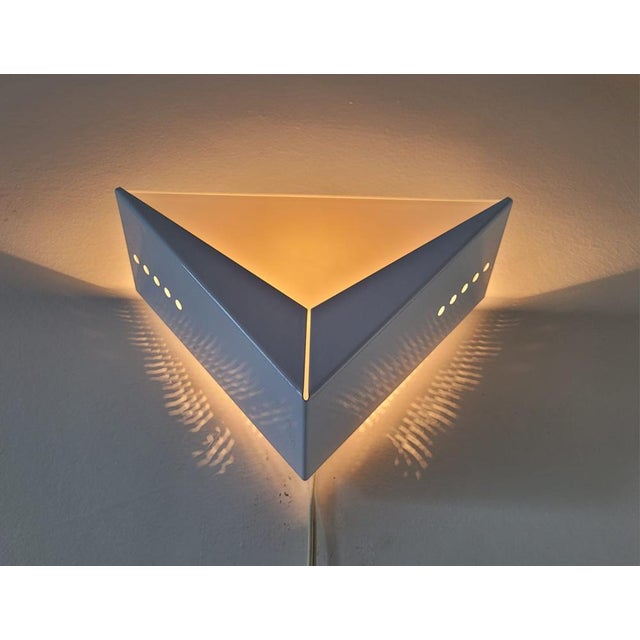 Palm Wall Lights in White Glass and Metal from Stilnovo, 1960s, Set of 2 For Sale - Image 14 of 15