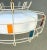 Metal Vintage Mid-Century Modern Wire Pendant Fixture For Sale - Image 7 of 12