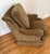Contemporary Brown Chenille Custom Upholstered Club Chair For Sale - Image 4 of 11