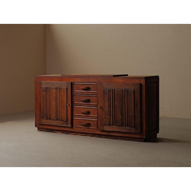 French Art Deco Oak Sideboard, 1940 For Sale - Image 18 of 18