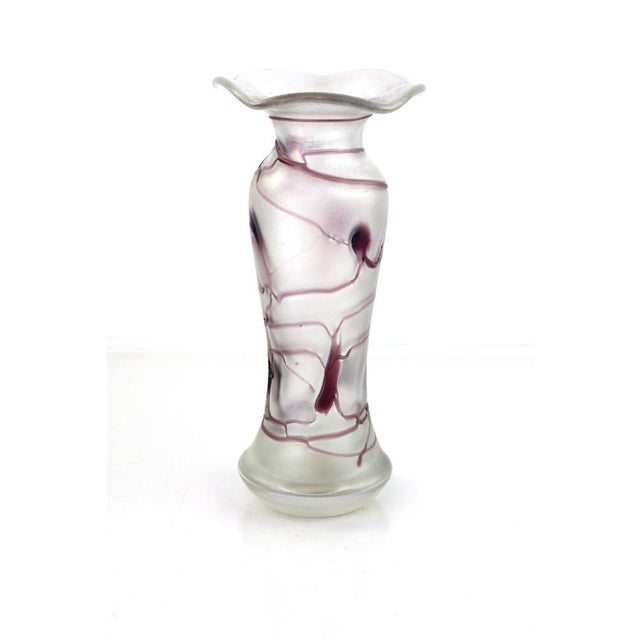 1950s Art Nouveau Vase attributed to Baron von Poschinger For Sale - Image 5 of 6
