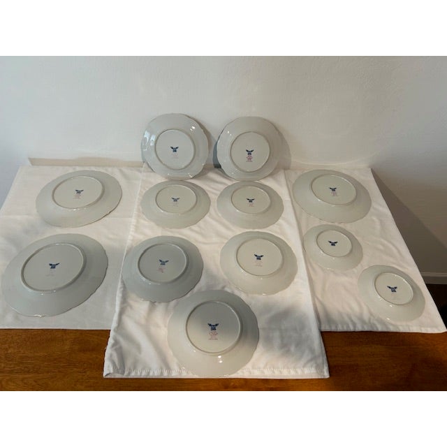 1950s 72 Pieces of Vintage, Blue Danube, Mascot China, Mid Century Modern For Sale - Image 13 of 18