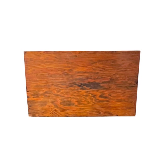 Mid 20th Century Brutalist Style MCM Wood Bookcase Magazine Stand For Sale - Image 13 of 18