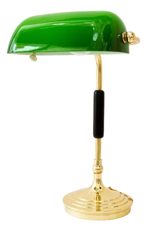 Art Deco Banker Lamp, 1920s