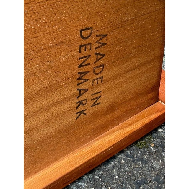 Brown Mid Century Teak Two Tier Danish Cocktail Trolley Bar Cart For Sale - Image 8 of 16