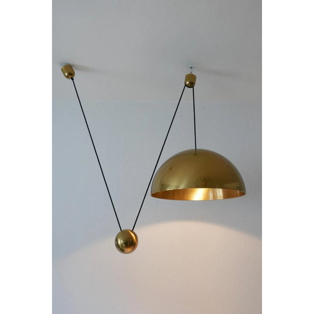 Solan Counter Balance Pendant Lamp by Florian Schulz, 1980s For Sale - Image 6 of 17