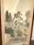1950s Tall Vintage Japanese Panel Screen Picture Forest Landscape and Signed For Sale - Image 5 of 18