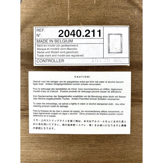 Vintage Hollywood Regency Mirror in Silver & Gold from Deknudt, Belgium, 1980s For Sale - Image 6 of 9