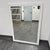 Contemporary White Dotted-Trim Rectangular Wall Mirror For Sale - Image 4 of 12