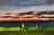 Oil Painting Wide River at Sunset Boris Serdyuk For Sale
